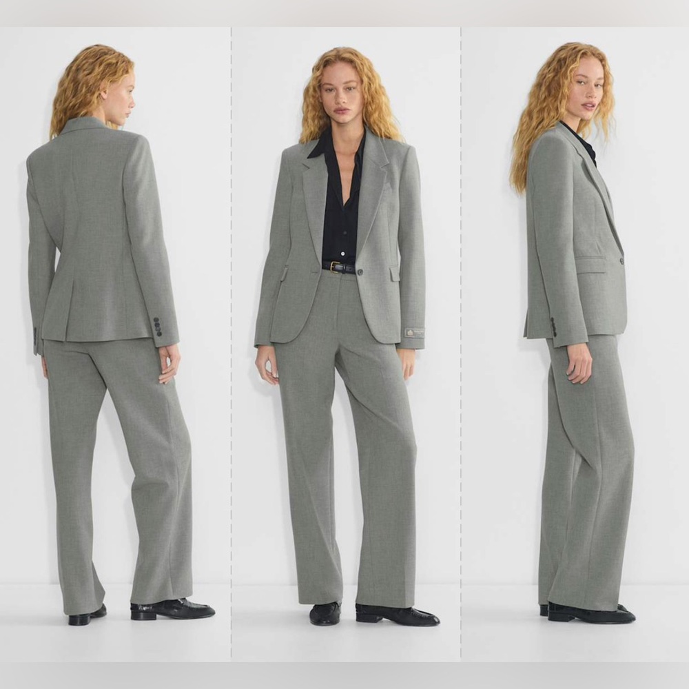 Babaton Producer Single-breasted Cotton Blazer Sz 2